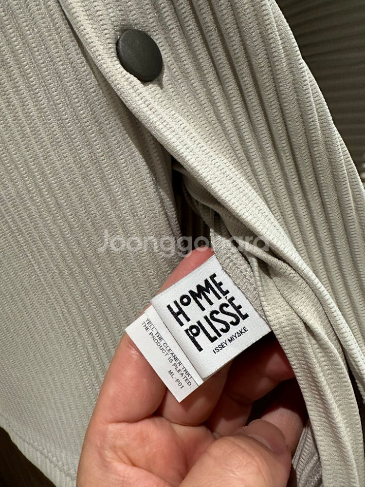 옴므플리세 아이보리 코치자켓 JC101 4사이즈--3