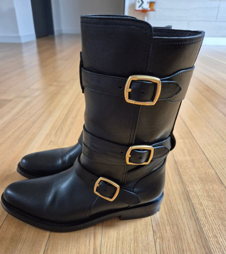 셀린느 버클부츠--4