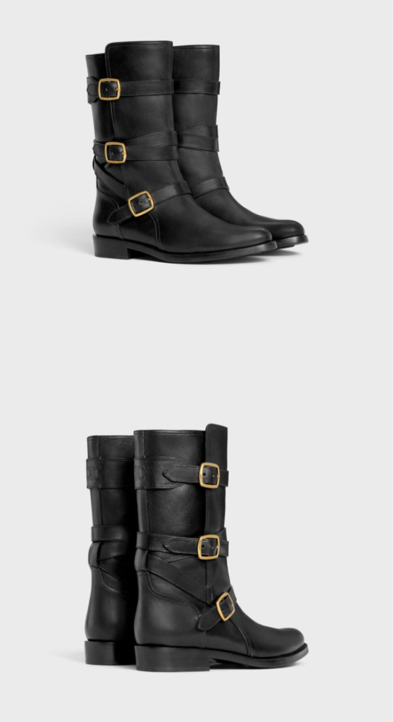 셀린느 버클부츠--1