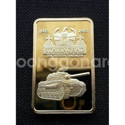 새 24K 독일어 스탈린 GP 1온스 골드바 황금 금괴--1