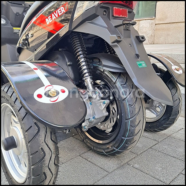 삼륜,사륜 오토바이 비버125V DLX CBS 보조바퀴--6
