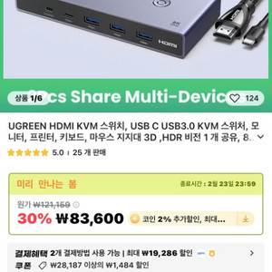 UGREEN HDMI KVM 스위치