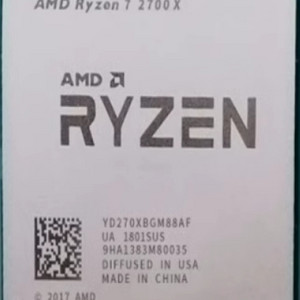 제품명 : AMD Ryzen 7 2700x