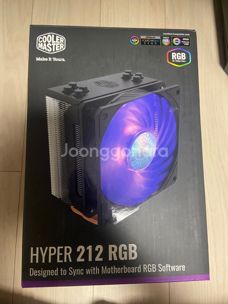 쿨러마스터 HYPER 212 RGB cpu쿨러--0