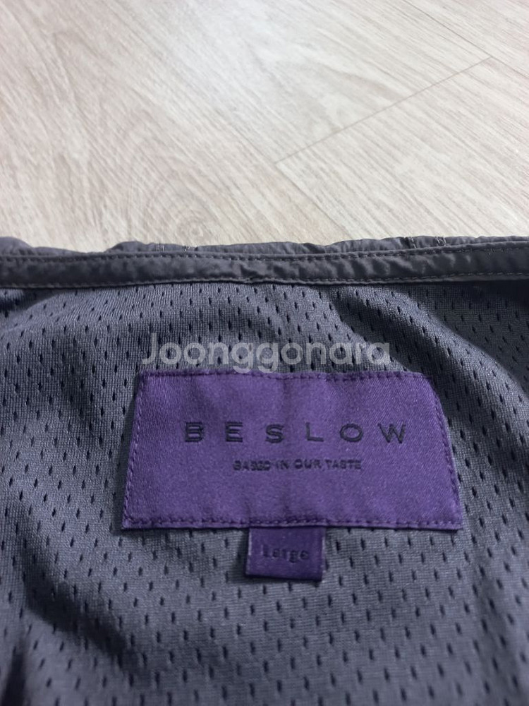 (L)비슬로우 하프집업 아우터 그레이--1