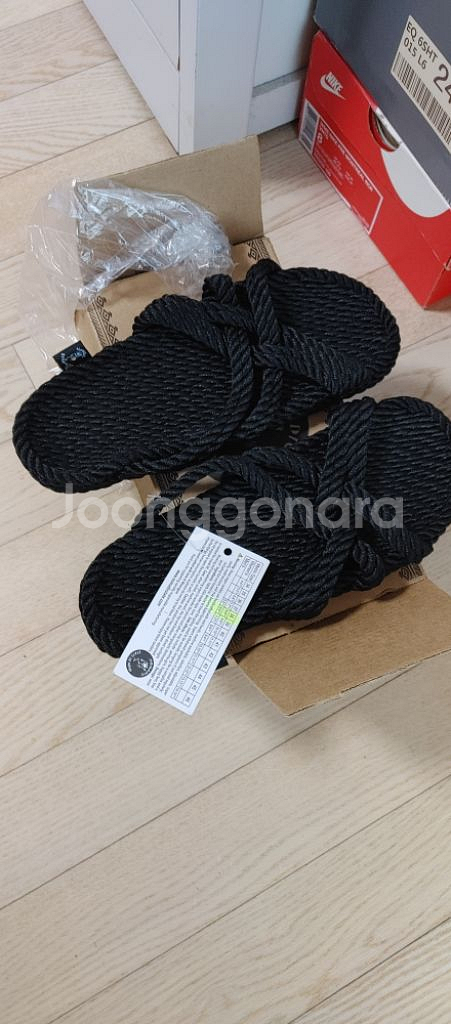 노마딕 슬리퍼 블랙 새상품--3