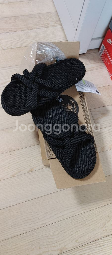 노마딕 슬리퍼 블랙 새상품--1