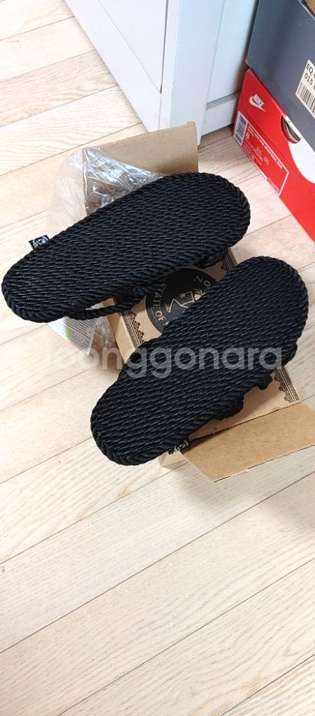 노마딕 슬리퍼 블랙 새상품--2