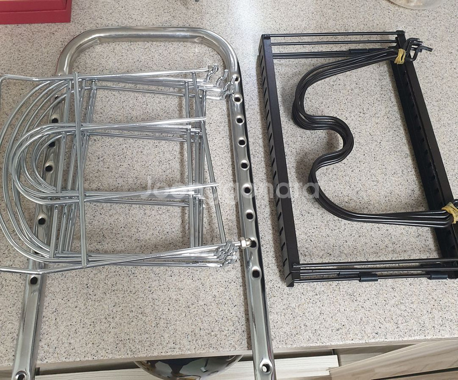 주방 후라이팬 냄비 정리대 길이 조절가능 거치대--5