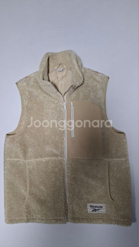 리복 뽀글이 조끼 L 양털 베스트--2