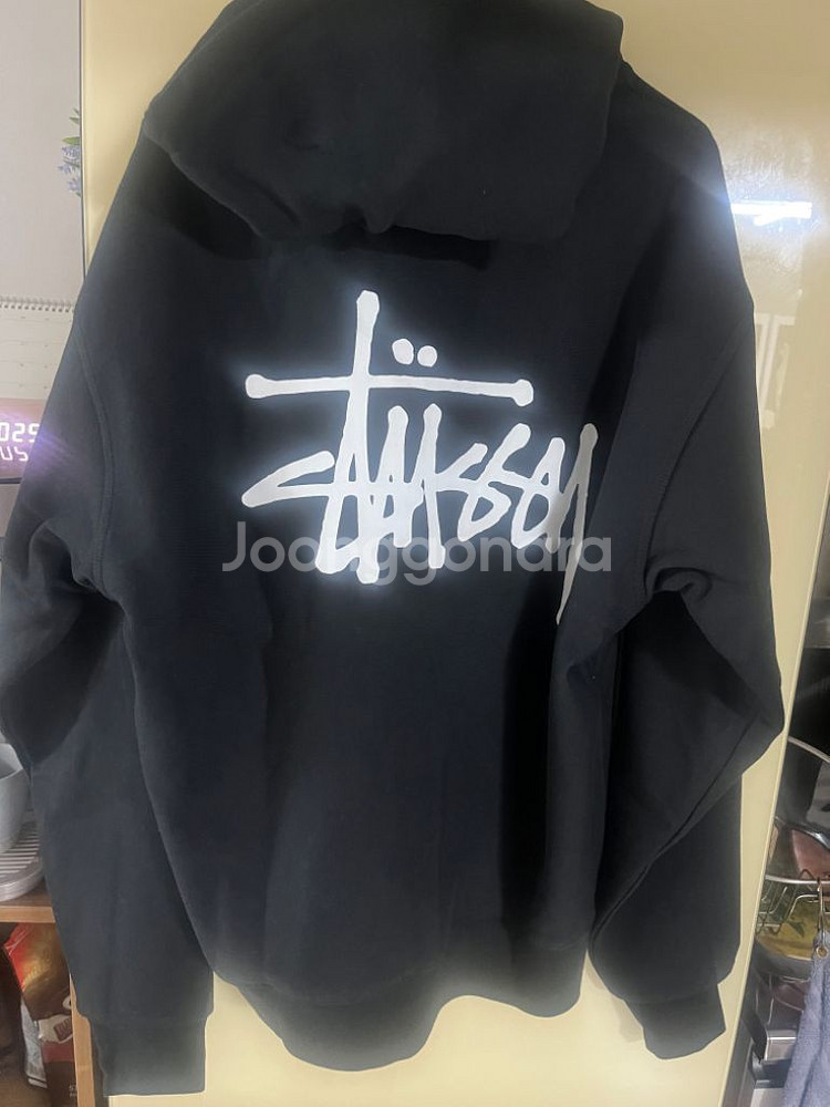 새상품 스투시 후드티 M 새상품 블랙,그레이--4