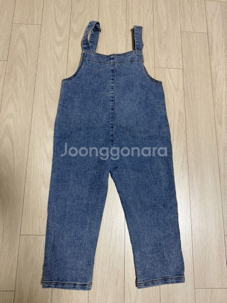 유아 멜빵 청바지 110--4