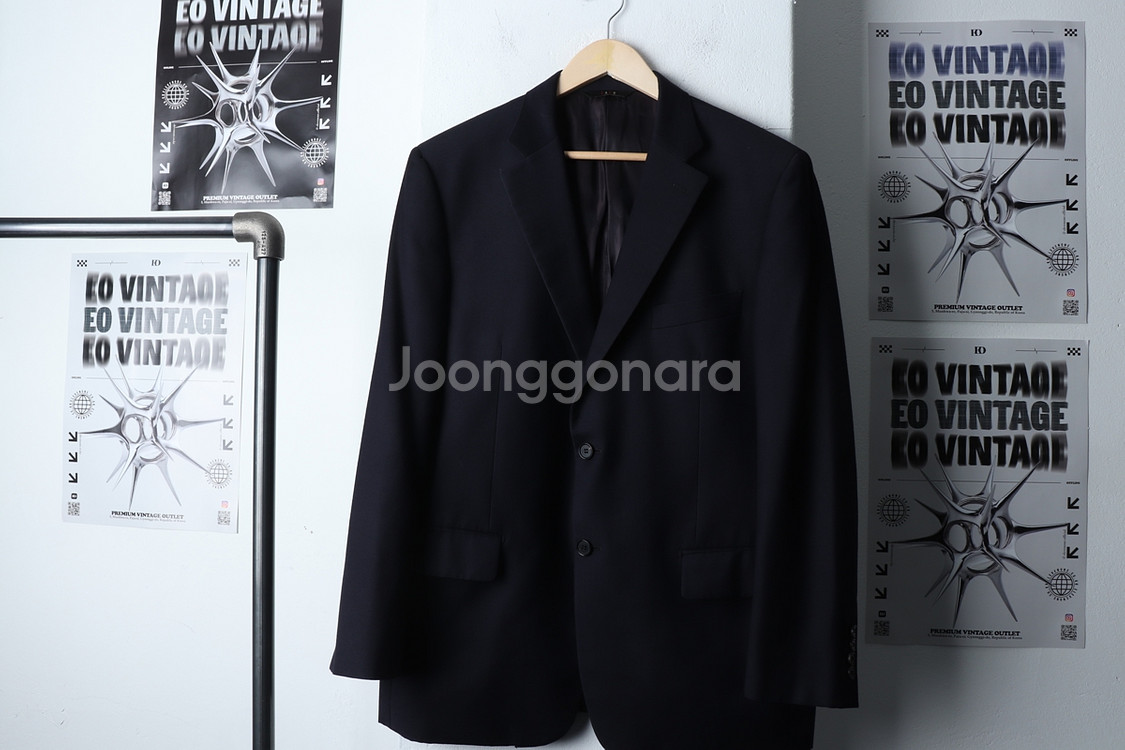 (XL) 닥스 정장 슈트 자켓 블레이저 네이비 울--1