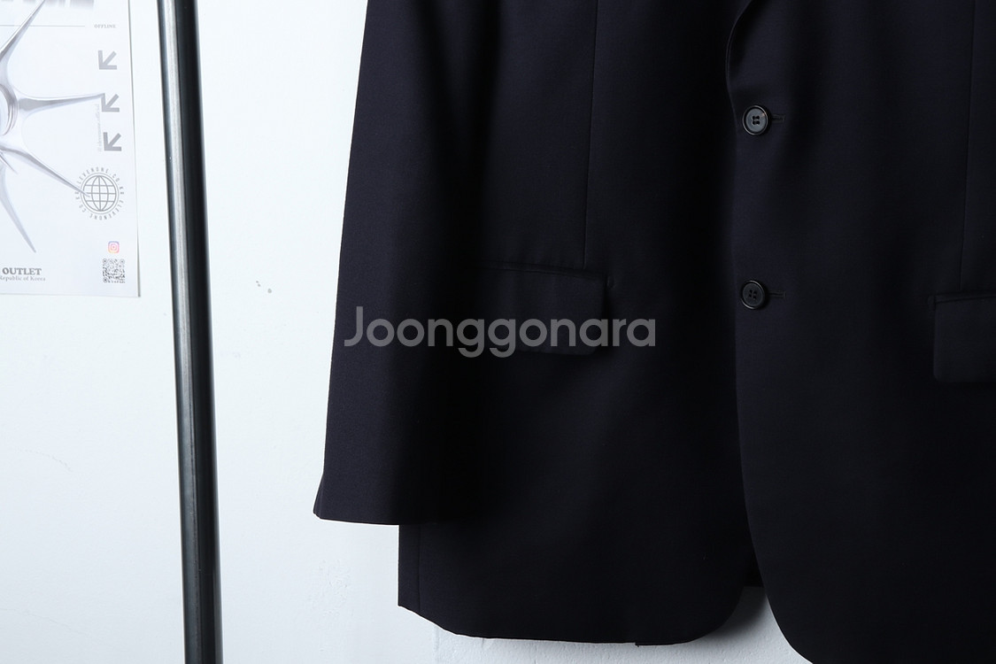 (XL) 닥스 정장 슈트 자켓 블레이저 네이비 울--3