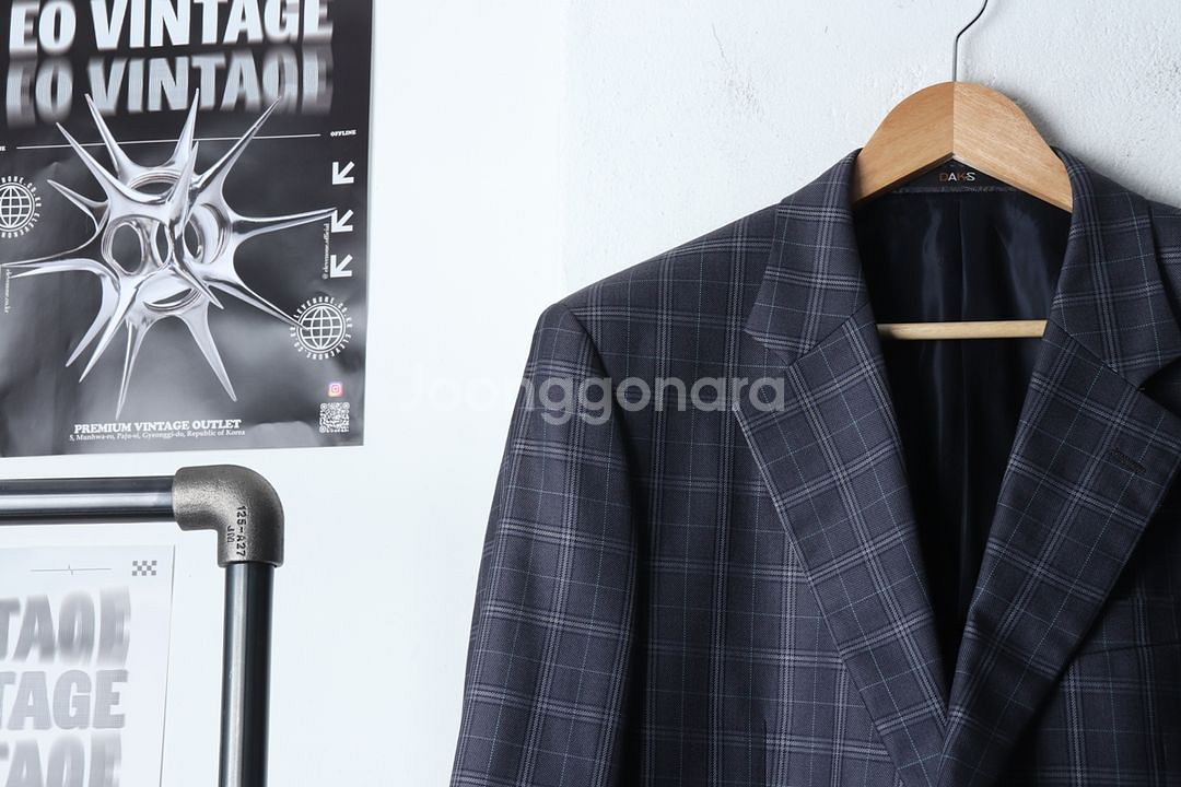 (L-XL) 닥스 정장 슈트 자켓 블레이저 그레이--2