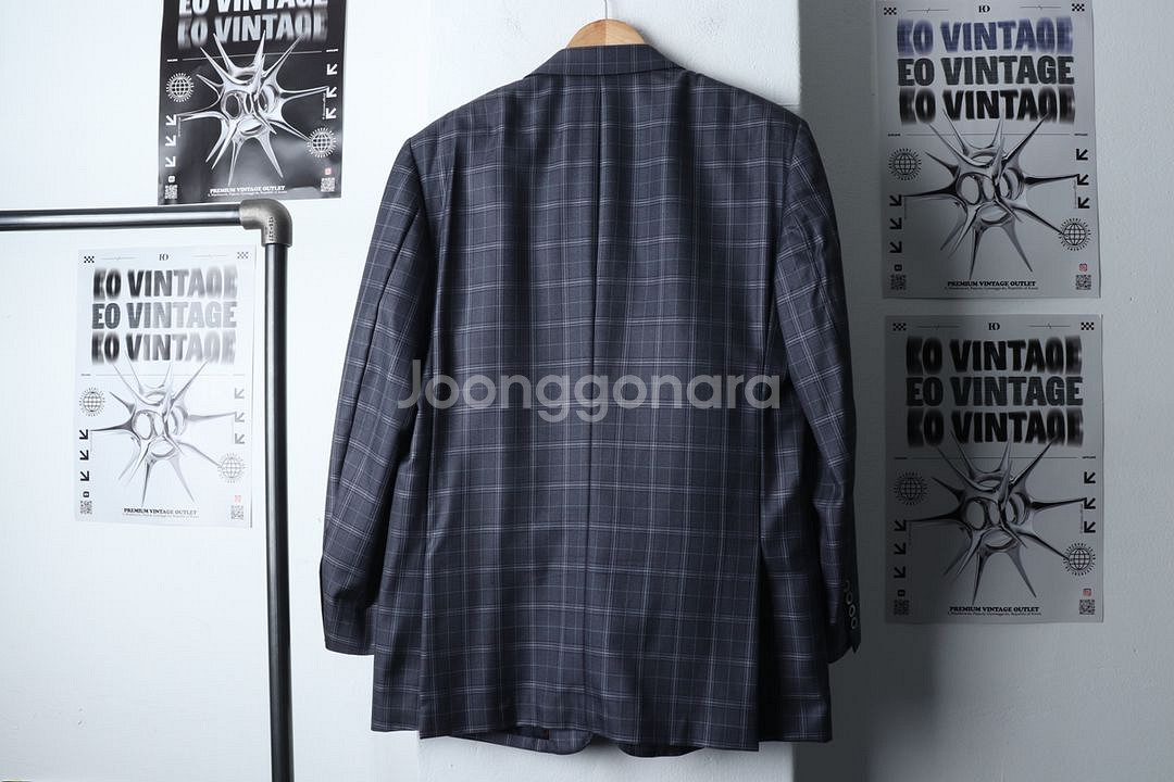 (L-XL) 닥스 정장 슈트 자켓 블레이저 그레이--6