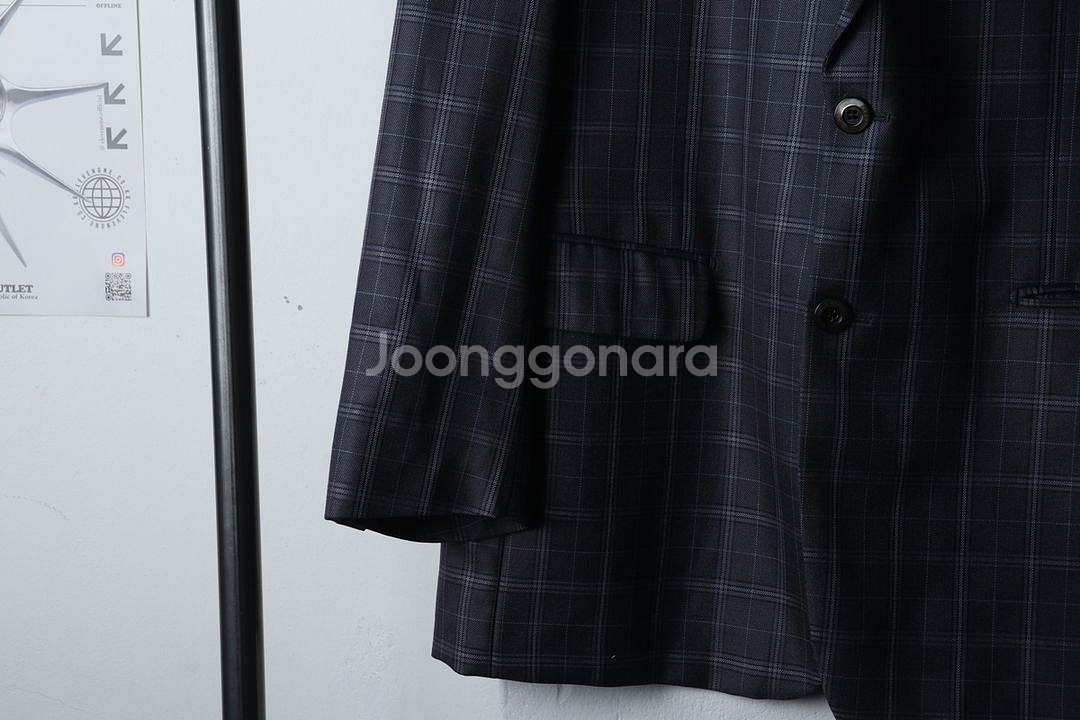 (L-XL) 닥스 정장 슈트 자켓 블레이저 그레이--3