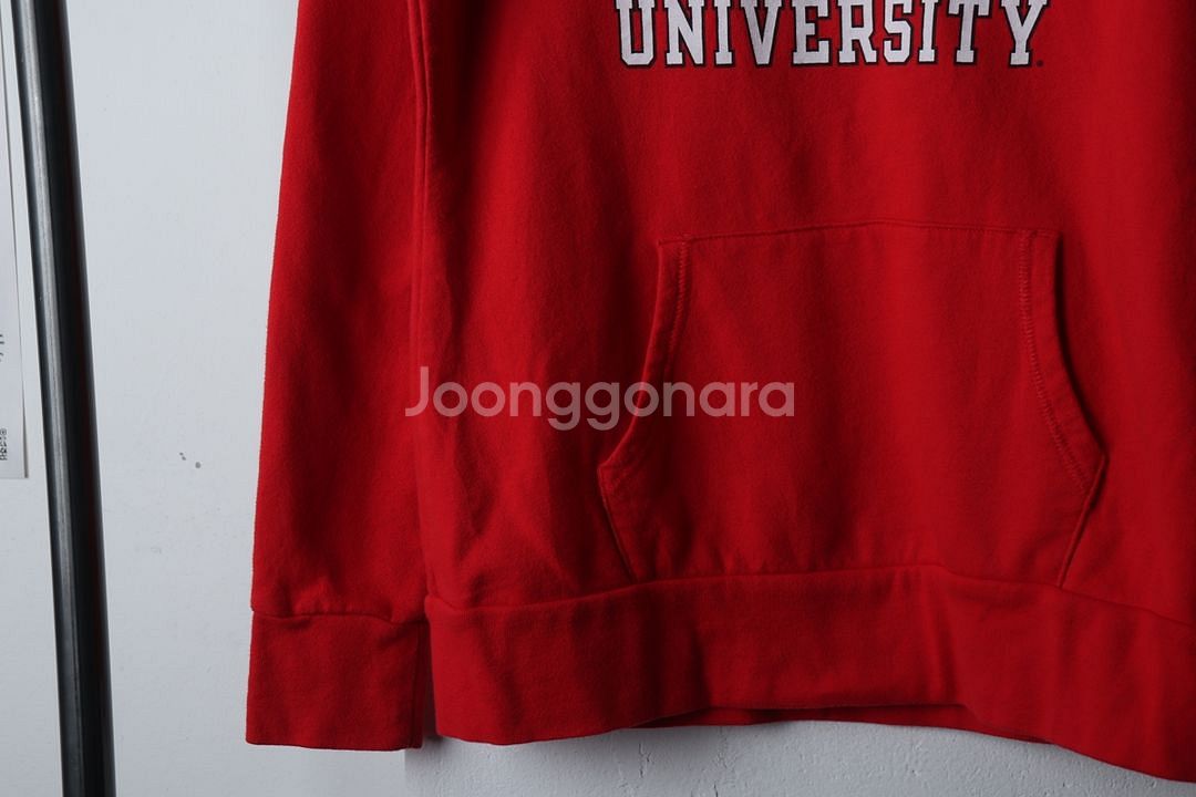 W(2XL) 챔피온 후드티셔츠 빅사이즈 레드 기모--3