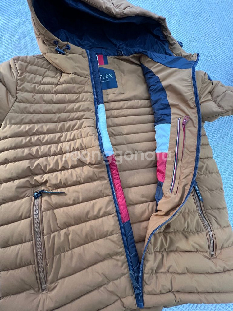 정품) 타미힐피거 오버핏 패딩 S--5