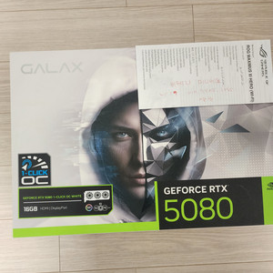 rtx5080 겔럭시 화이트 미개봉새상품