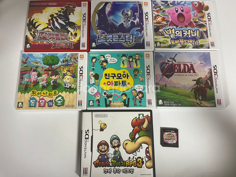 닌텐도3DS 국내정발 포켓몬스터 오메가루비 곽팩--2