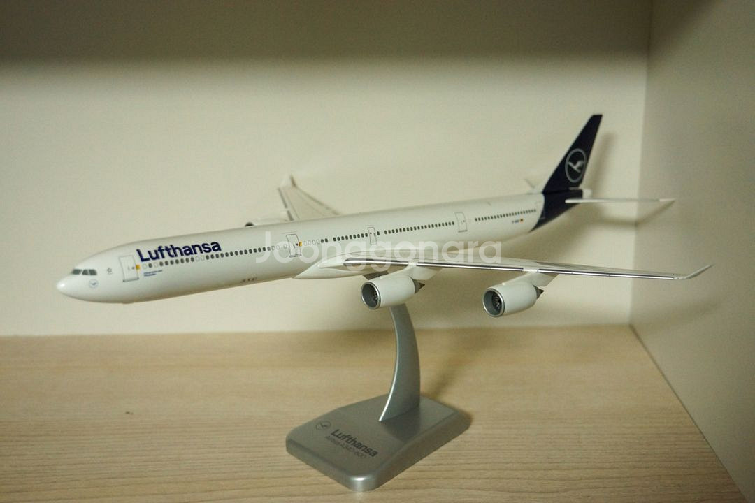 루프트한자 1:200 호간 비행기 모형 a340-600--1