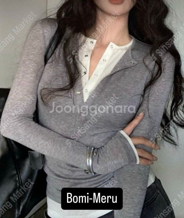 새상품)60%세일 레이어드 똑딱이 스냅티 옷 명품 신발--0