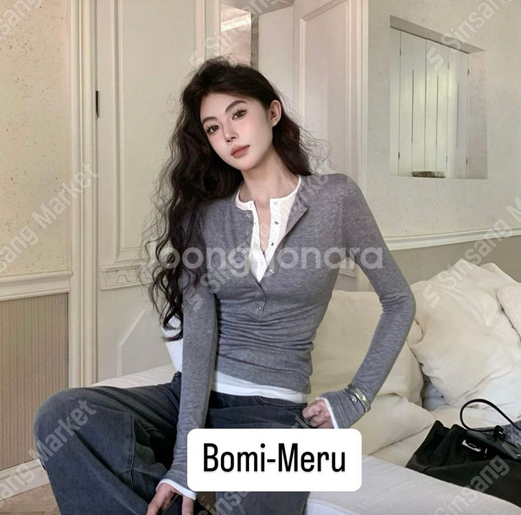 새상품)60%세일 레이어드 똑딱이 스냅티 옷 명품 신발--7