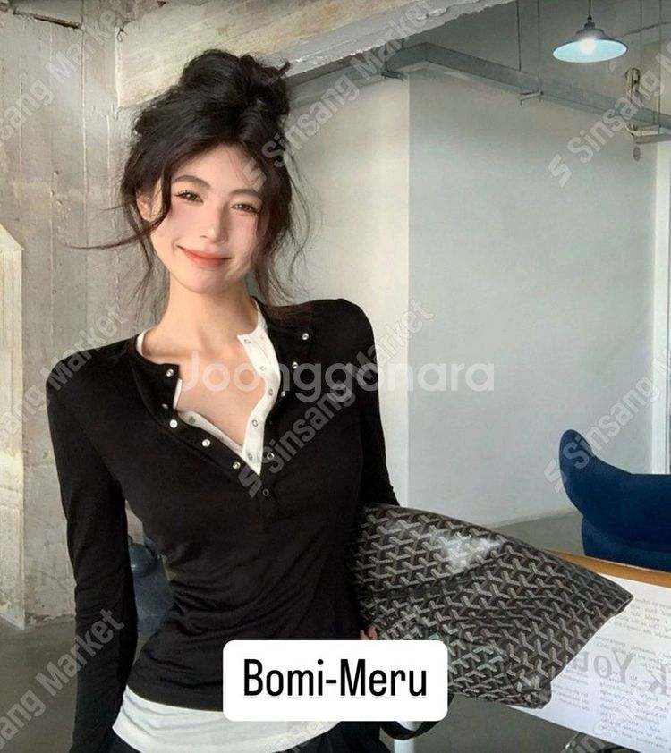 새상품)60%세일 레이어드 똑딱이 스냅티 옷 명품 신발--6