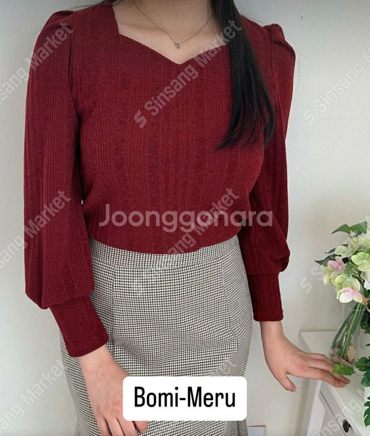 새상품)골지 블라우스 티 명품 신발 코트 자켓 패딩 옷--2