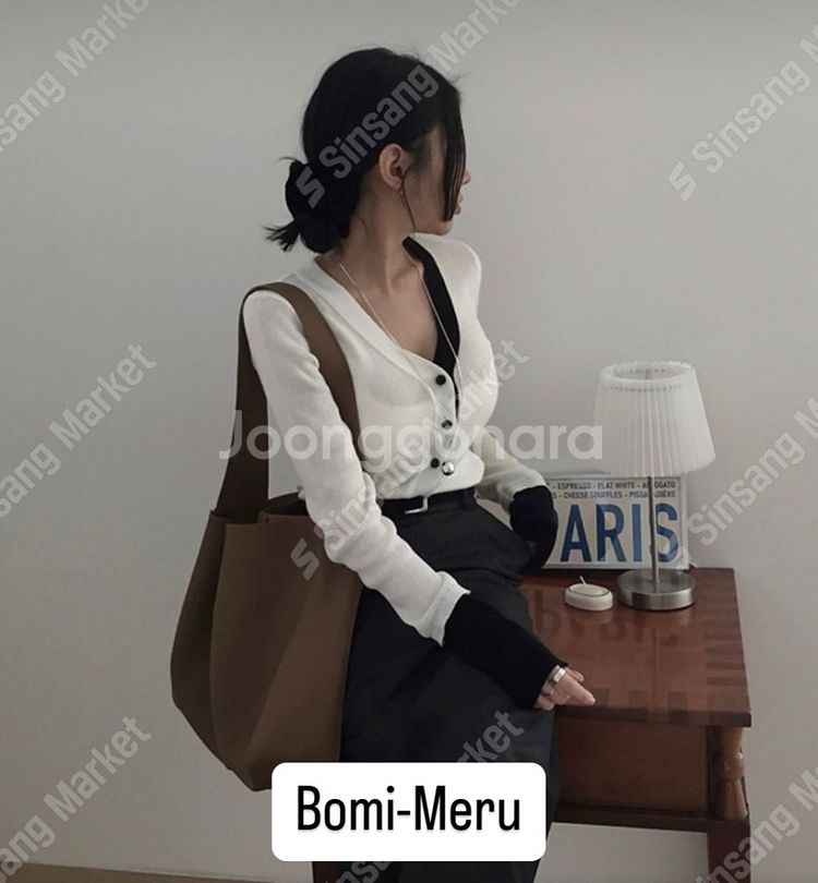 새상품)이중골지긴팔티 셔츠 블라우스 자켓 코트 가방 명--1