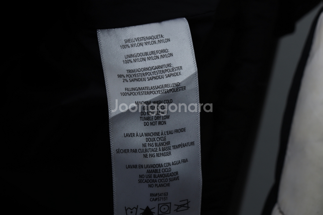 (M) 타미힐피거 패딩 점퍼자켓 블랙 올드스쿨 한정판--5