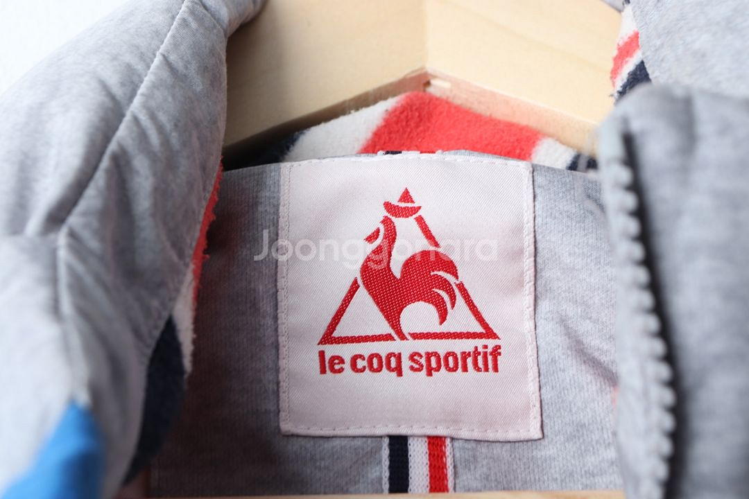 (S) 르꼬끄 패딩 점퍼자켓 그레이 덕다운 조끼--4