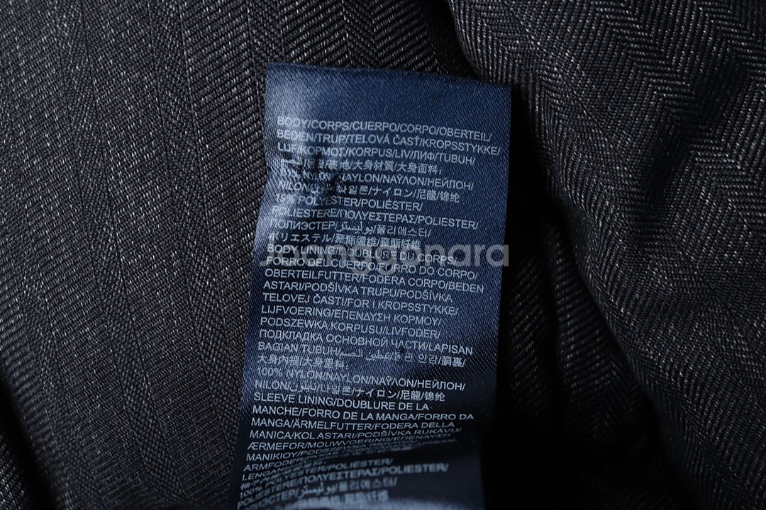 (M) 타미힐피거 패딩 점퍼자켓 챠콜 올드스쿨 한정판--5