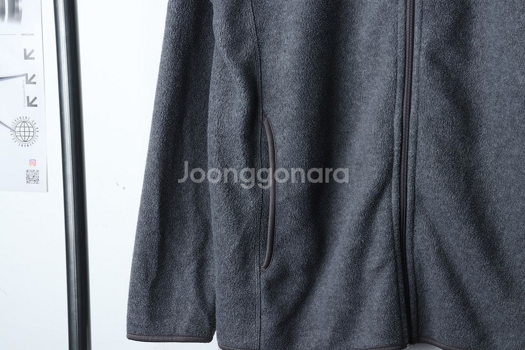 (XL) 디키즈 집업 바람막이 점퍼자켓 그레이 플리스--3
