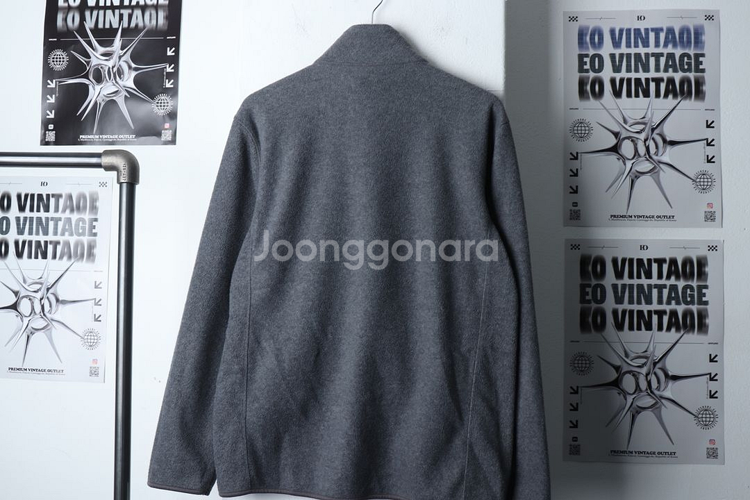 (XL) 디키즈 집업 바람막이 점퍼자켓 그레이 플리스--5