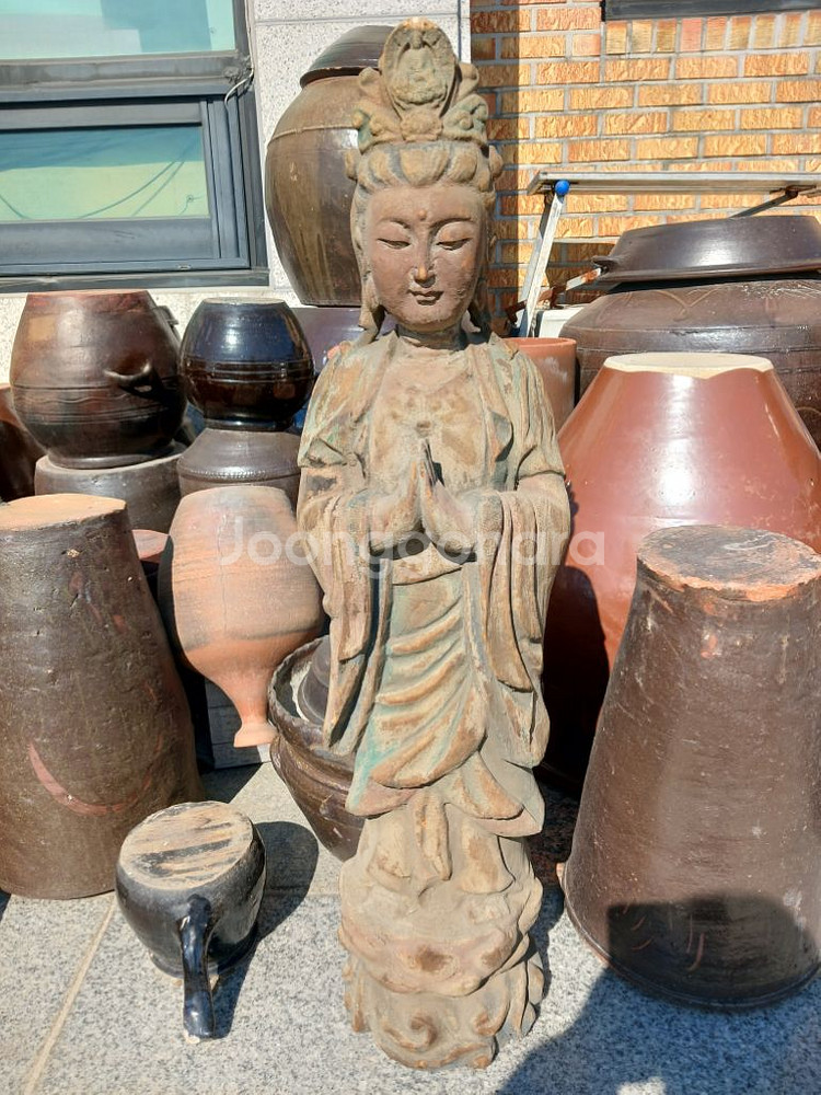 나무 불상--0