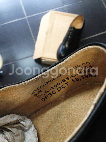 미해군단화1985 US. NAVY OXFORD SHOE--1