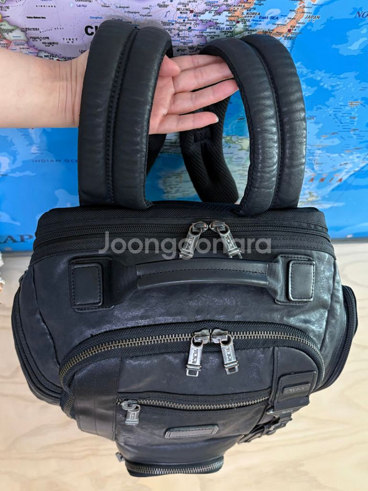 투미 가죽백팩.알파브라보 르준백팩.정품--4