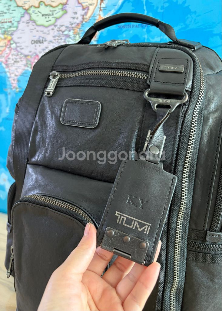 투미 가죽백팩.알파브라보 르준백팩.정품--7
