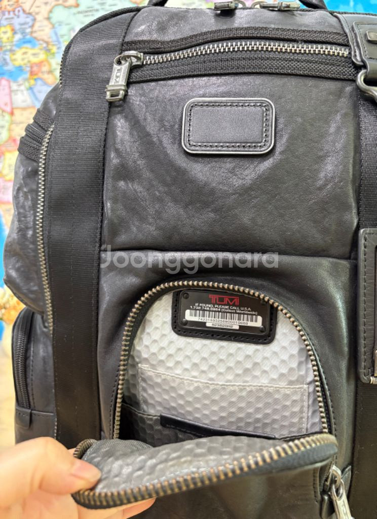 투미 가죽백팩.알파브라보 르준백팩.정품--8