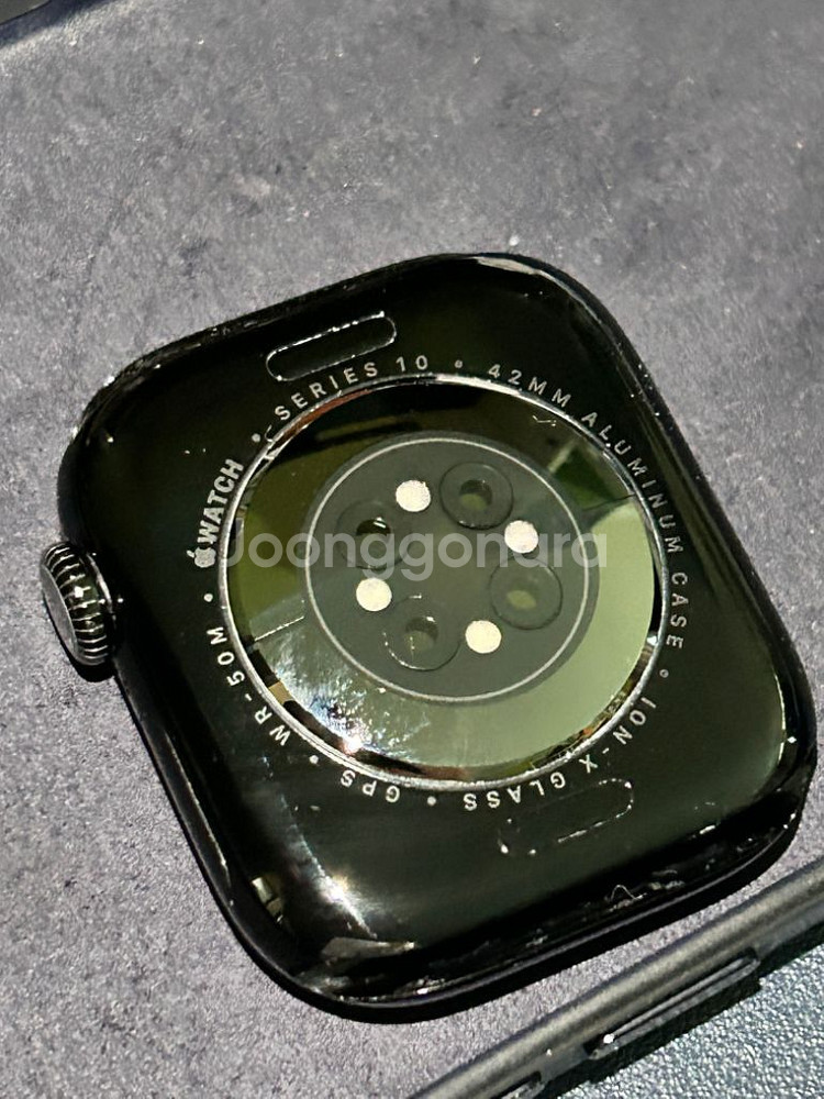 (3달 사용) 애플워치10 42mm 제트블랙 배터리 1--2