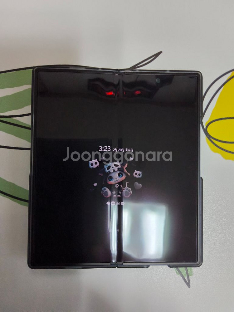 갤럭시폴드6 U+ 512g 네이비 무기스 풀박 팝니다--2