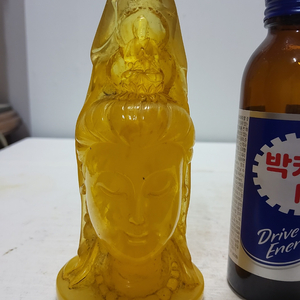 호박 관세음 좌상 높이15cm 할인중 수집품 무료배송