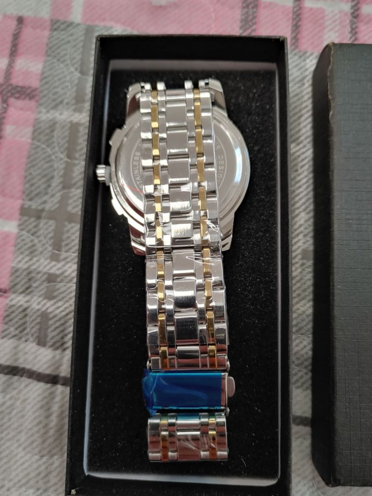 남성 비지니스 메탈 쿼츠 시계 ㅡ 새제품--5