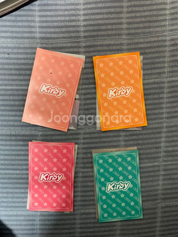 별의커비 씰카드 4종 판매(커비, 와들디)--1