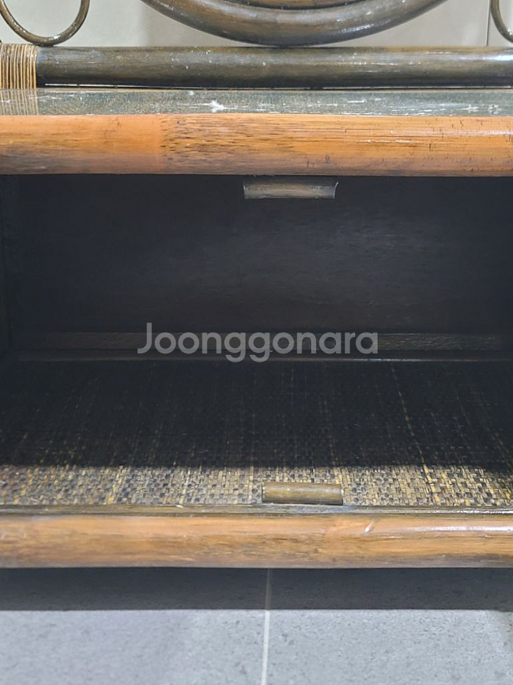 빈티지 등나무 좌식화장대--4