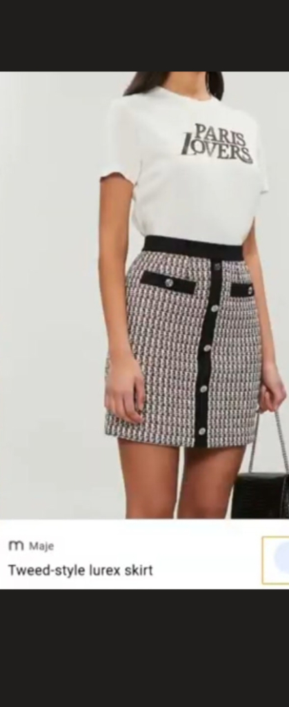 (정품) 마쥬루렉스 트위드 스커트(새상품)--1