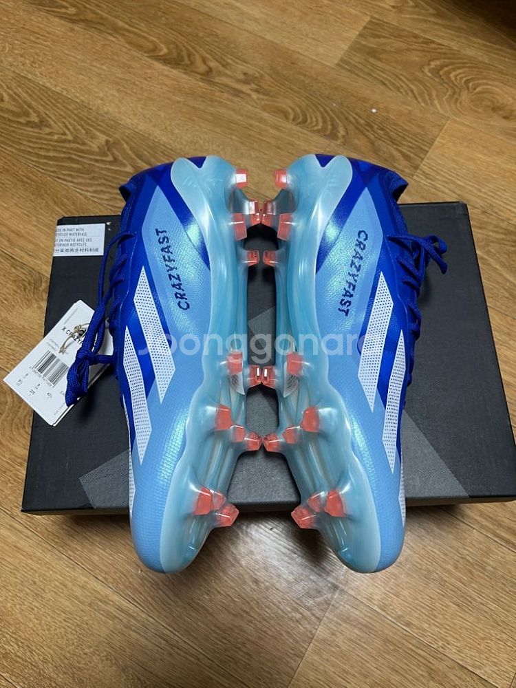 아디다스 X CRAZYFAST.1 FG 275 새상품--1