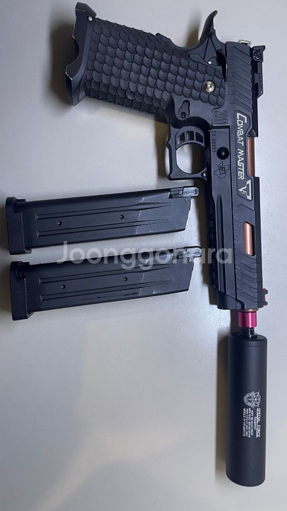 combat master 2011 sti 메탈 가스 건--1